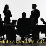 How to schedule a meeting in Outlook?