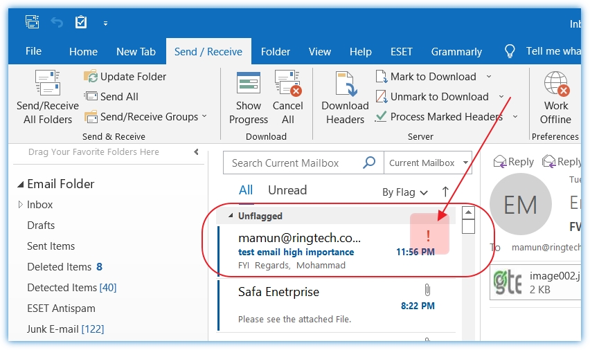 How to send a high priority email in Outlook? - Outlook School