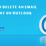 How to delete an email account on Outlook