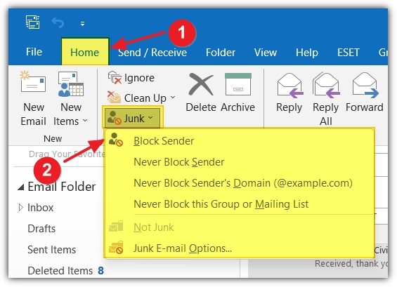 How To Change Outlook Junk Mail Settings Outlook School