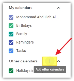 add other calendar