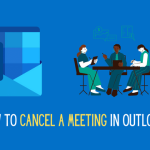 How to cancel a meeting in Outlook