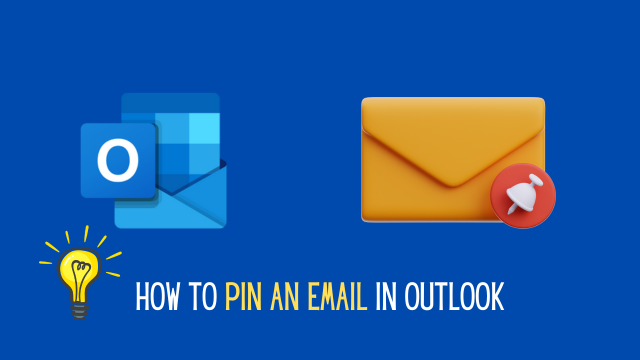 Can you pin an email in Outlook?